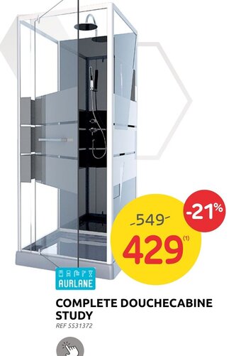 Brico Complete Douchecabine Study aanbieding