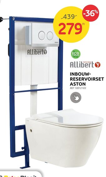 Brico Allibert Inbouw- Reservoirset Aston aanbieding