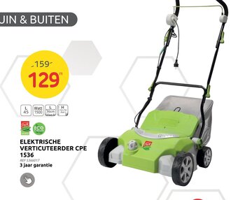 Brico Elektrische Verticuteerder CPE 1536 aanbieding