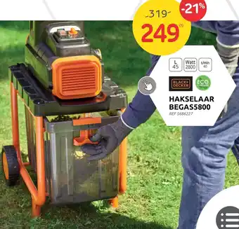 Brico Black+Decker Hakselaar BEGAS5800 aanbieding