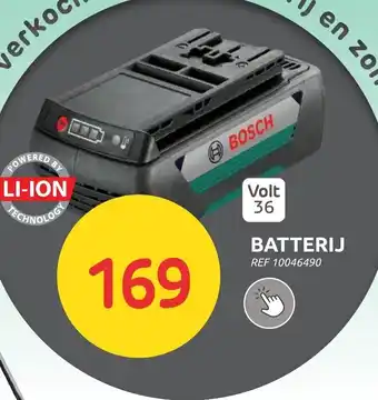 Brico Bosch Batterij 36Volt aanbieding