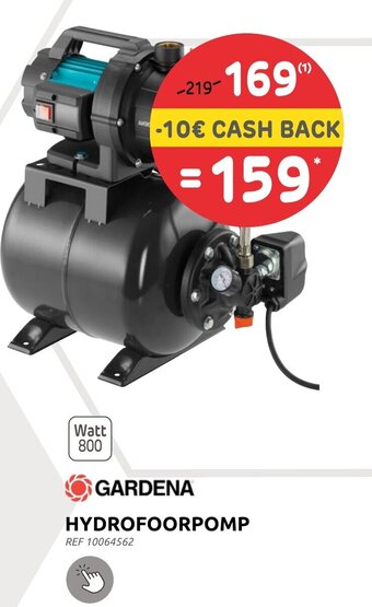 Brico Gardena Hydrofoorpomp aanbieding