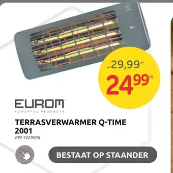 Brico Eurom Terrasverwarmer Q-Time 2001 aanbieding