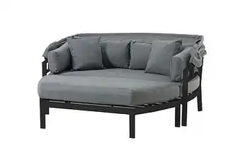 Makro Ligbed Lagoon aluminium grijs aanbieding