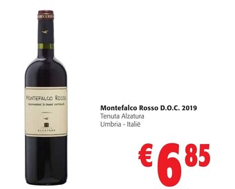 Colruyt Montefalco Rosso D.O.C. 2019 Tenuta Alzatura Umbria - Italie aanbieding