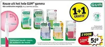 Kruidvat Gum bi-direction rager 1,2 mm 6 stuks aanbieding