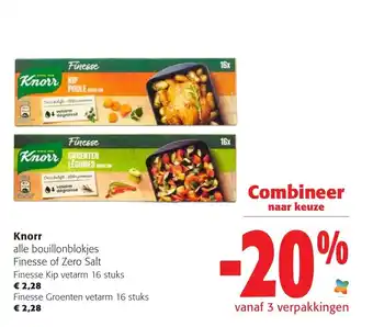 Knorr Finesse Kip vetarm 16 stuks/Finesse Groenten vetarm 16 stuks