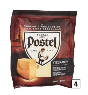 Colruyt Postel Oud blok 200 g aanbieding