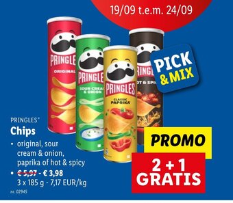 Lidl Pringles chips aanbieding