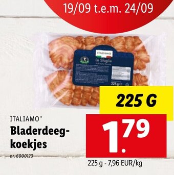 Lidl Italiamo bladerdeegkoekjes 225g aanbieding
