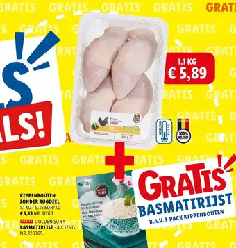 Lidl Kippenbouten zonder rugdeel 1.1kg aanbieding