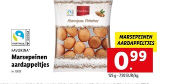 Lidl Marsepeinen aardappeltjes aanbieding