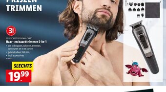 Lidl Haar en baardtrimmer 5in1 aanbieding