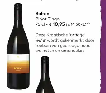 Bolfan Pinot Tingo 75cl