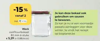 Weck confituurbokaal