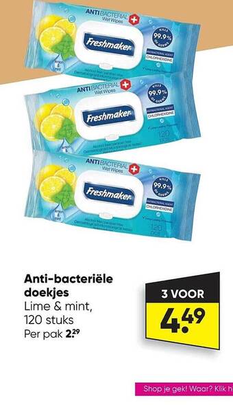 Antibacteriёle doekjes