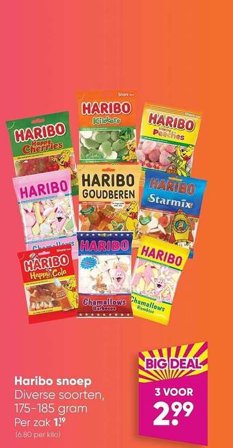 Big Bazar Haribo snoep aanbieding