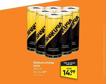 Big Bazar Shakura energy drink aanbieding