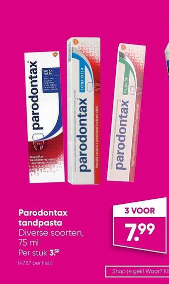 Parodontax tandpasta