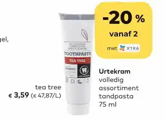 Urtekram 75ml