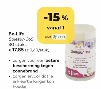 Bio Planet Be-Life Solesun 365 aanbieding