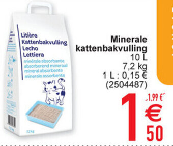 Minerale kattenbakvulling 10L