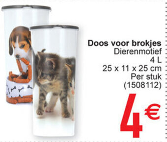 Doos voor brokjes