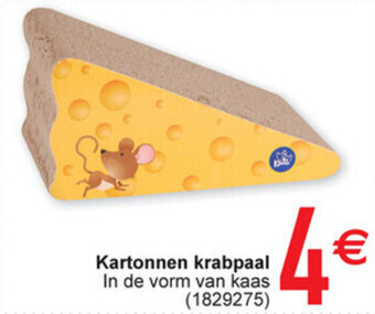 Kartonnen krabpaal
