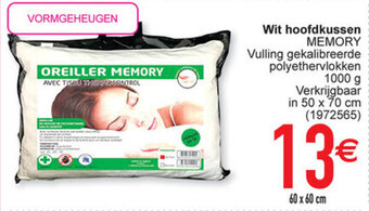 Cora Wit hoofdkussen aanbieding