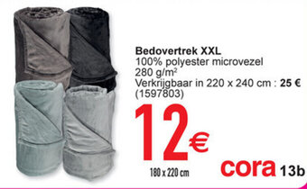 Cora Bedovertrek XXL aanbieding