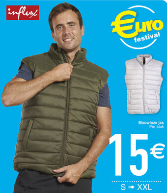 Cora Influx Mouwloze jas aanbieding