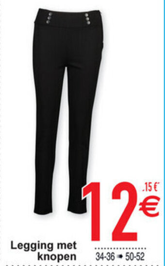 Cora Legging met knopen aanbieding