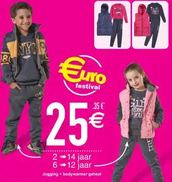 Cora Jogging + bodywarmer geheel aanbieding