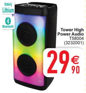 Cora Tower High Power Audio aanbieding
