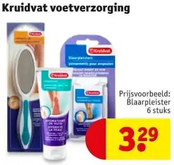 Kruidvat Kruidvat voetverzorging Blaarpleister 6 stuks aanbieding