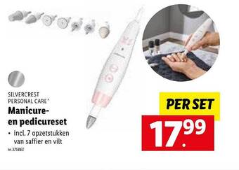 Lidl Manicure en pedicureset aanbieding
