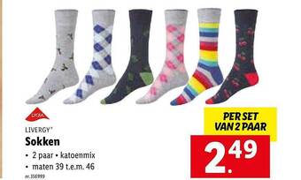 Lidl Sokken aanbieding