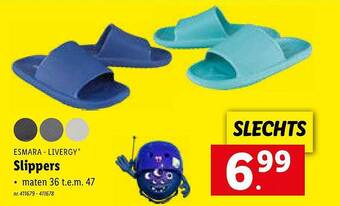 Lidl Slippers aanbieding