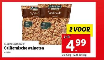 Lidl Californische walnoten aanbieding