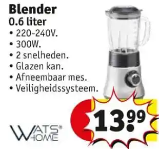 Watshome blender 0.6 Liter