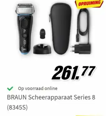 MediaMarkt Brain Scheerapparaat Serie 8 (8345S) aanbieding