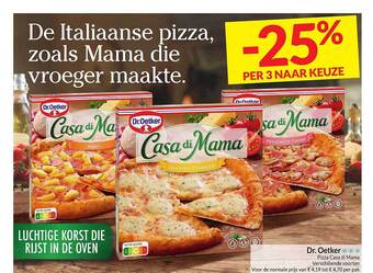 Intermarché Dr oetker pizza casa di mama aanbieding