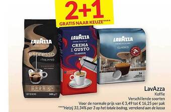 Intermarché Lavazza koffie aanbieding