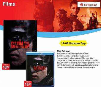 Boekenvoordeel The batman aanbieding