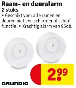 Raam- en deuralarm 2 stuks