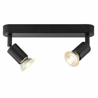 Leen Bakker 2-spot Basic - zwart - Leen Bakker aanbieding
