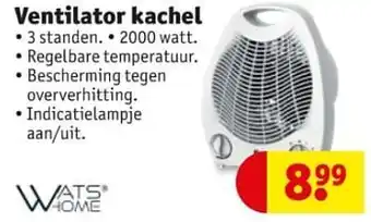 Watshome ventilator kachel