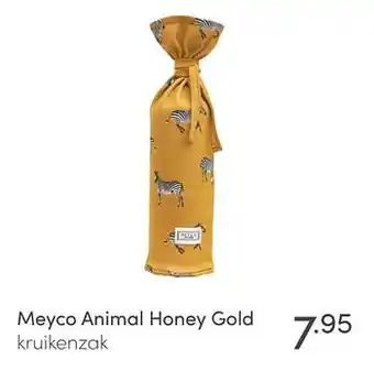 Meyco animal honey gold kruikenzak