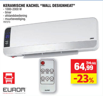 Hubo Keramische Kachel "Wall Designheat aanbieding