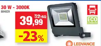 Hubo Straler LED 30W 3000K aanbieding